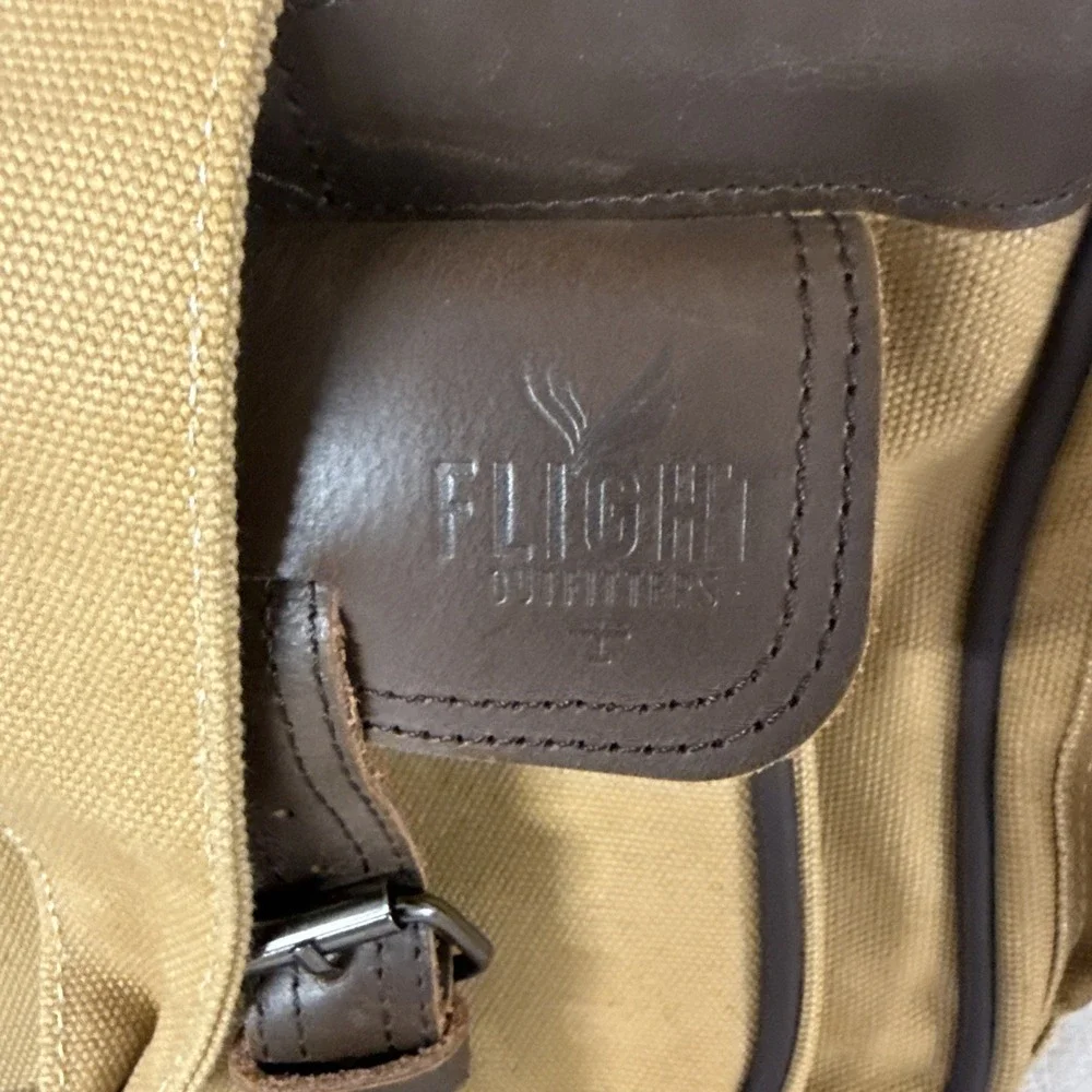 FLIGHT OUTFITTERS Bush Pilot Folio Bag Canvas Bag With Strap Fast Shipping
